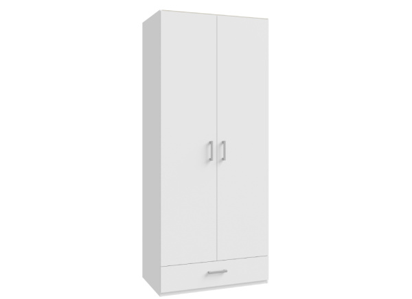 Armario 2 puertas batientes y 1 cajón PALMA