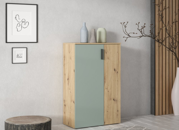 Zapatero 2 puertas batientes y 5 baldas SINTRA