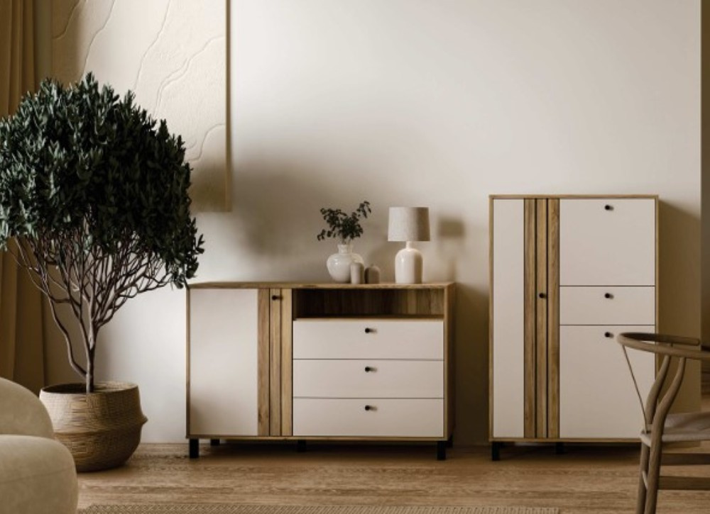 Aparador 3 cajones 1 puerta y hueco ARNEY