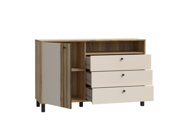 Aparador 3 cajones 1 puerta y hueco ARNEY