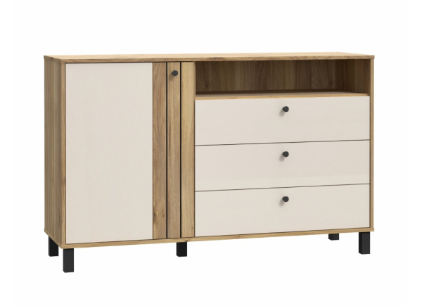 Aparador 3 gavetas 1 porta e furo ARNEY Aparador 3 gavetas 1 porta e furo ARNEY