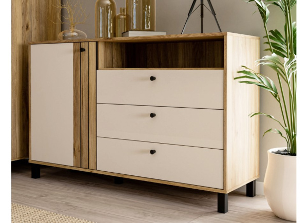 Aparador 3 cajones 1 puerta y hueco ARNEY