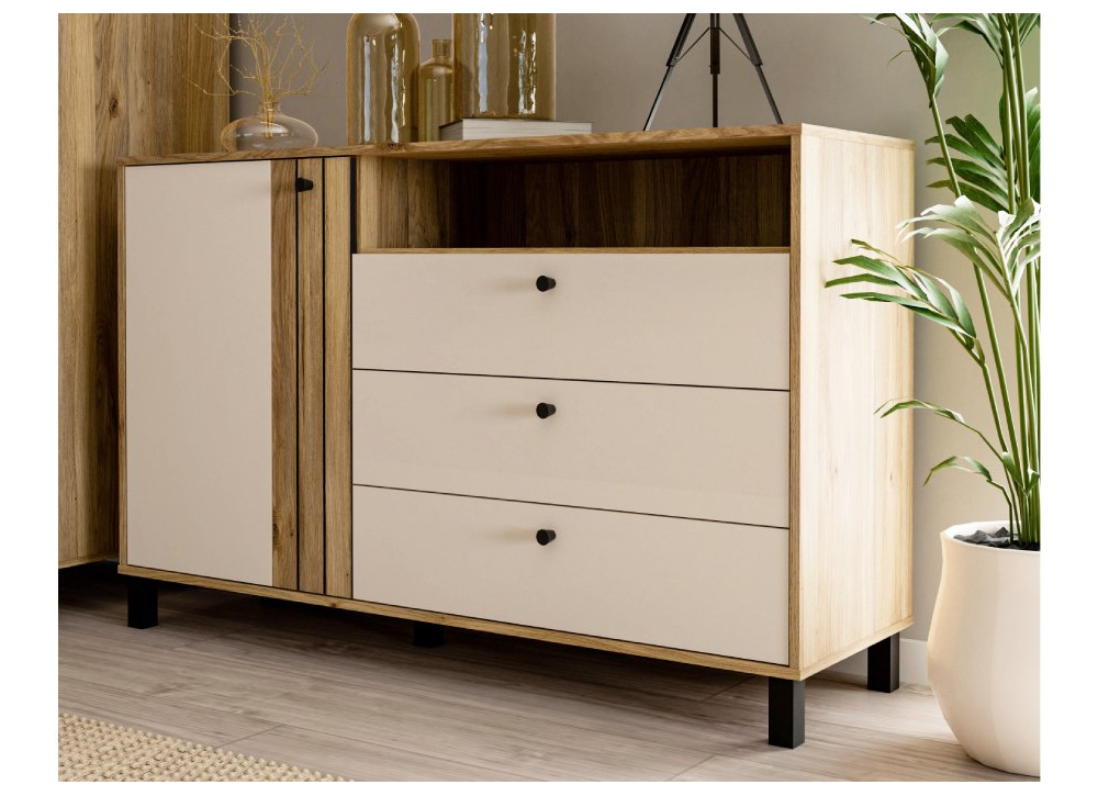 Aparador 3 cajones 1 puerta y hueco ARNEY