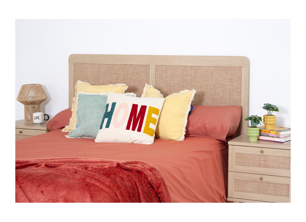 Cabeça de cama 135 ou 150 faia e rattan CALABRIA