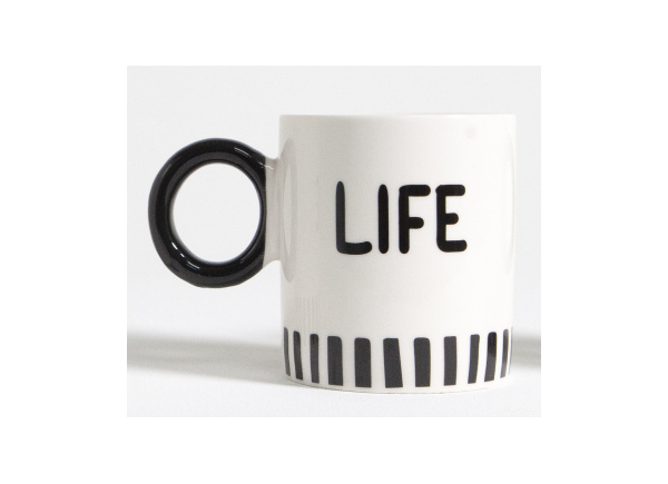 Mug de porcelana LIFE