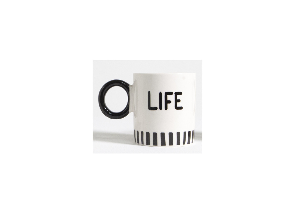 Mug de porcelana LIFE
