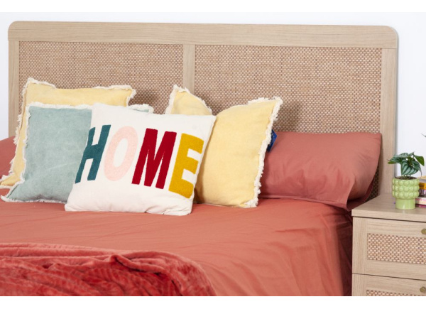 Cojín de algodón letras HOME