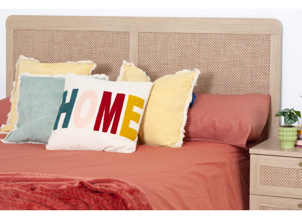 Cojín de algodón letras HOME