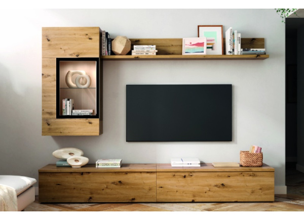 Mueble para salon future III en negro