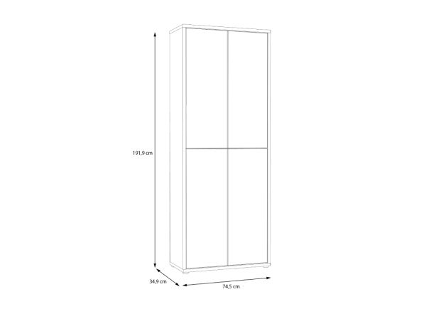 Zapatero 4 puertas 8 baldas BLOOM