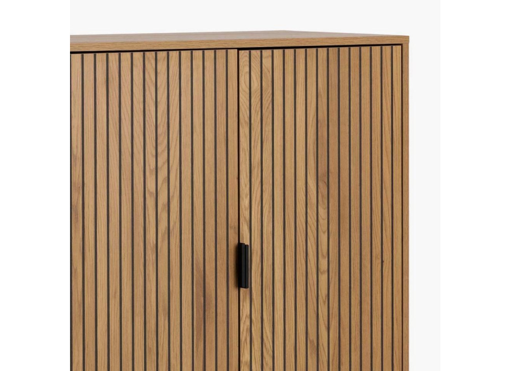 Aparador alto 2 puertas y 2 estantes ARNE