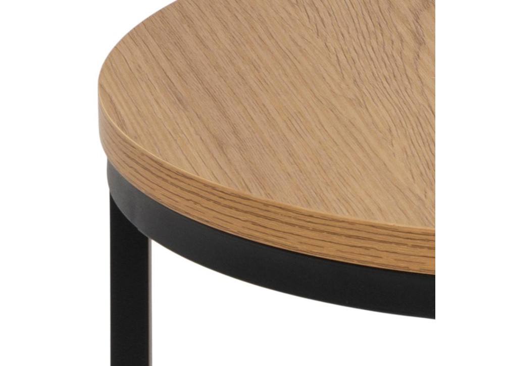 Juego 2 mesas de centro redondas MAYA