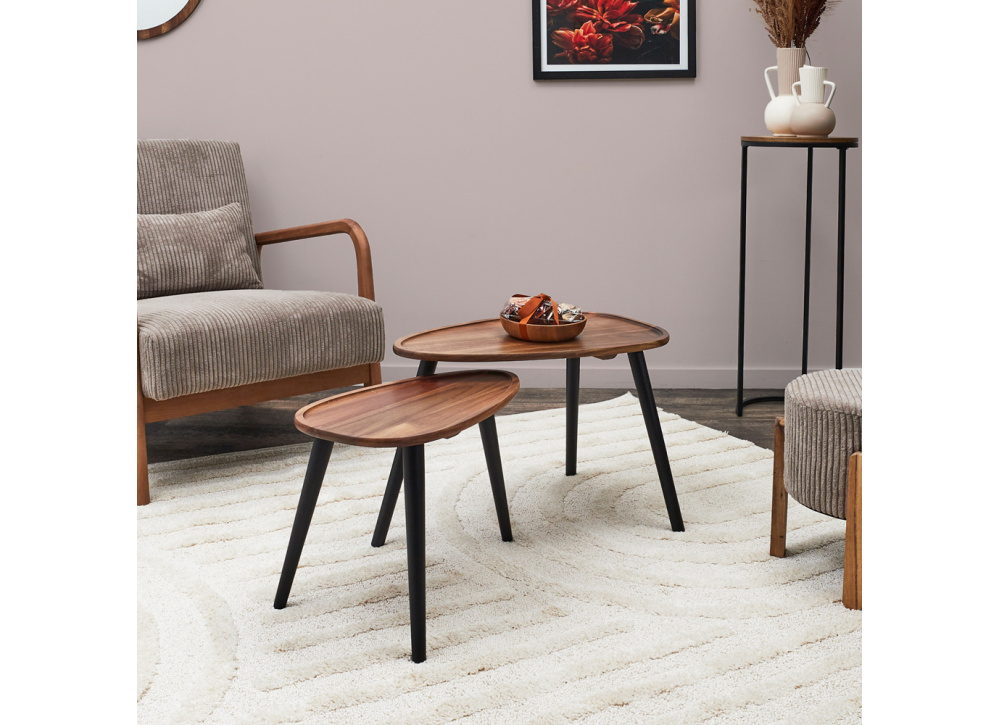 Juego de 2 mesas de centro ARLEY