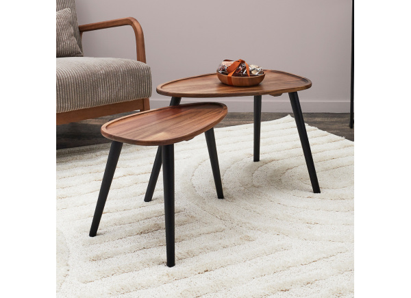 Juego de 2 mesas de centro ARLEY