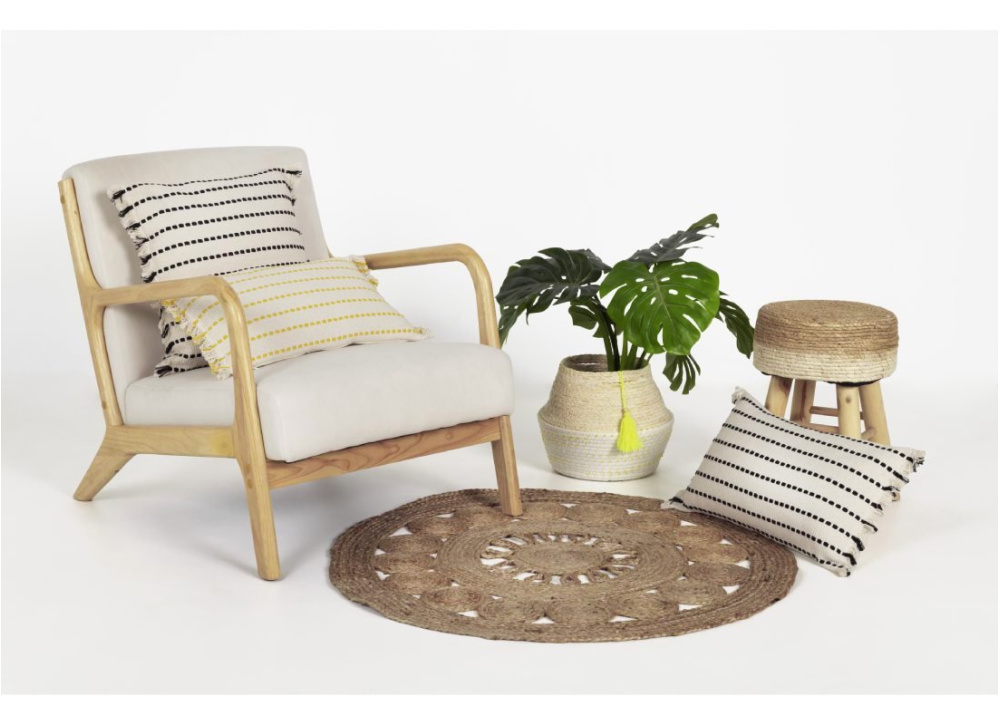 Set de 2 cestos de ratán COZY