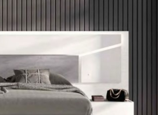 Dormitorio de matrimonio con leds ASIA