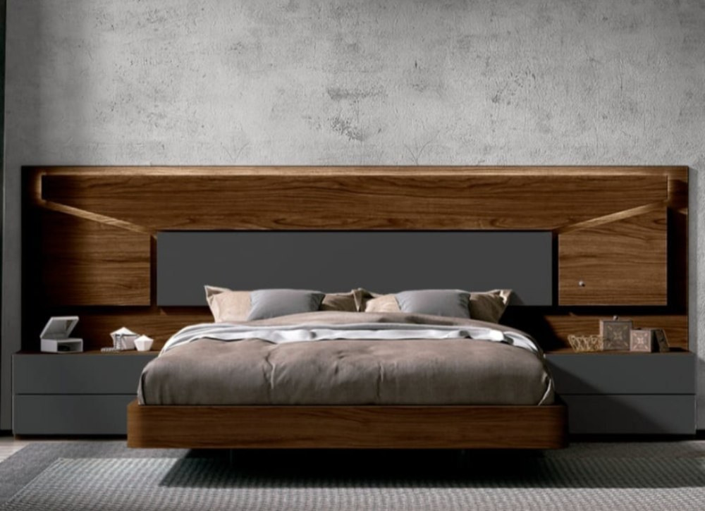 Dormitorio de matrimonio con leds ASIA