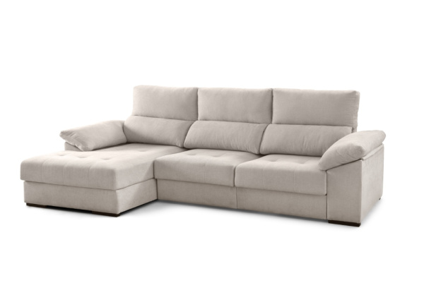 Sofá chaise longue asientos deslizantes ZIP