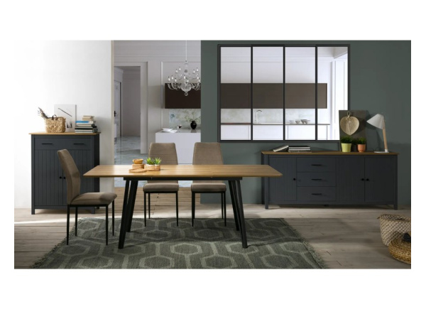 Aparador alto 2 puertas y 1 cajón RANDA