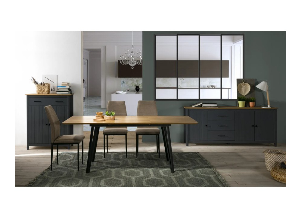 Aparador alto 2 puertas y 1 cajón RANDA