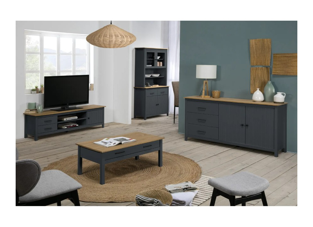 Aparador RANDA com 2 portas e 3 gavetas