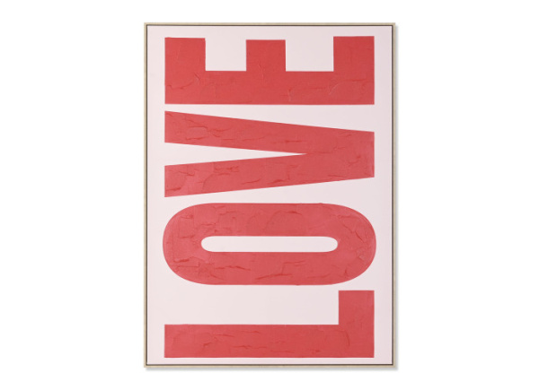 Cuadro lienzo rojo LOVE Cuadro lienzo rojo LOVE