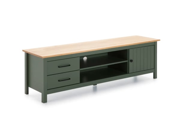 Mueble de tv verde oscuro RANDA Mueble de tv verde oscuro RANDA