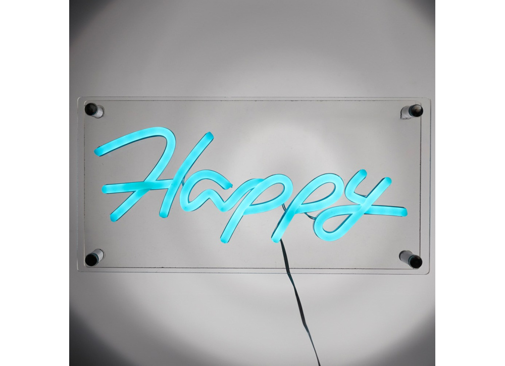 Deco de neón HAPPY