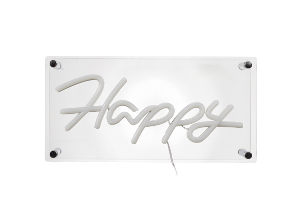 Deco de neón HAPPY