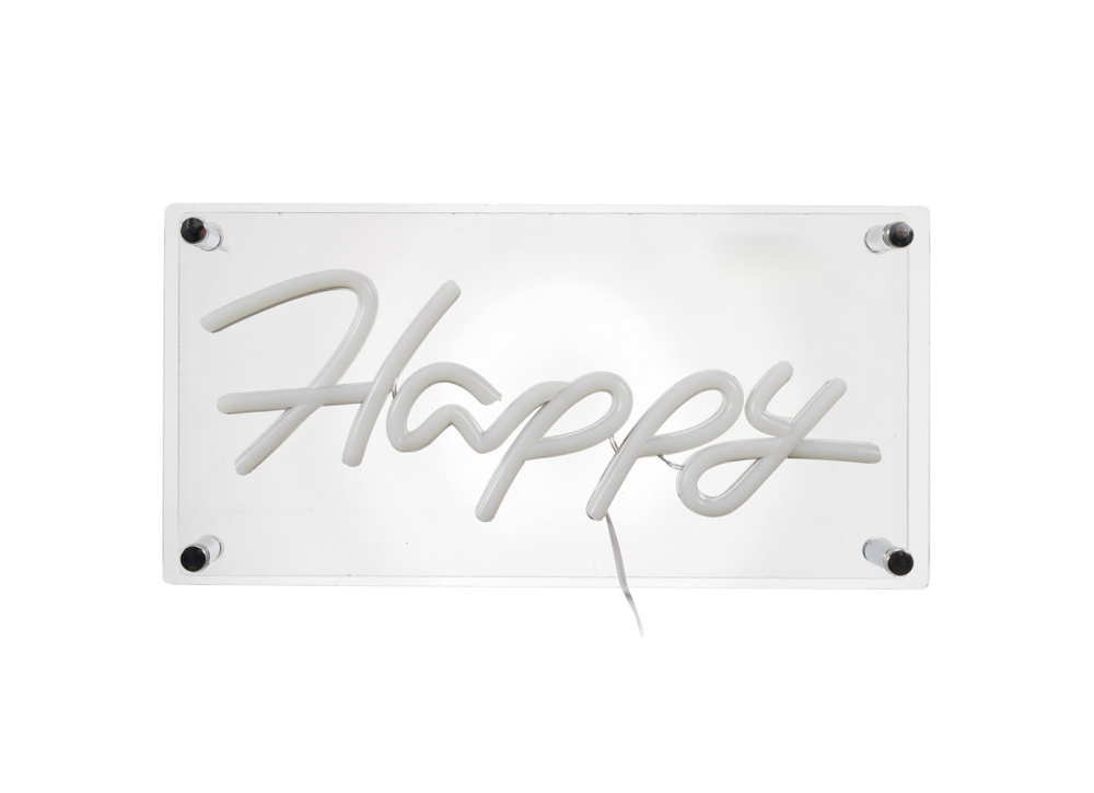 Deco de neón HAPPY