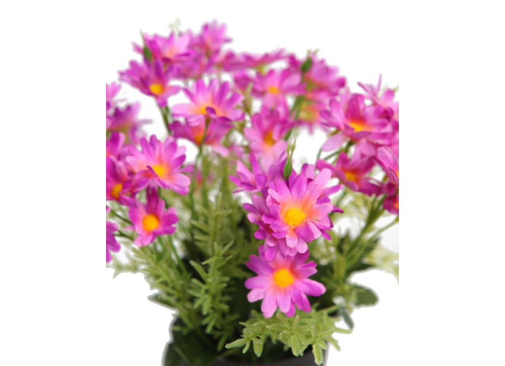 Maceta margaritas artificiales SERENO