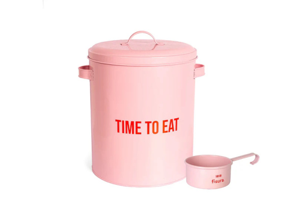 Caixa para ração de pets TIME TO EAT