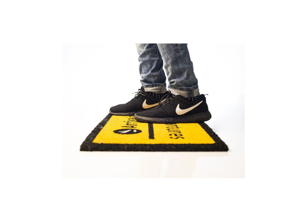 Felpudo amarillo AEROPUERTO