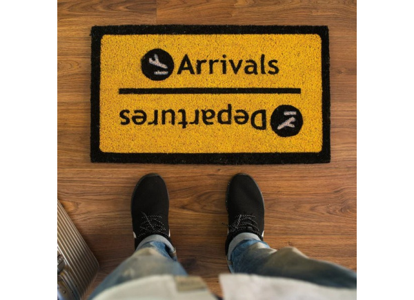 Felpudo amarillo AEROPUERTO