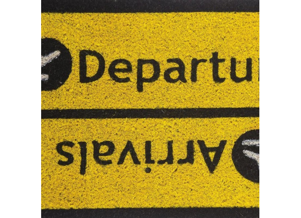 Felpudo amarillo AEROPUERTO