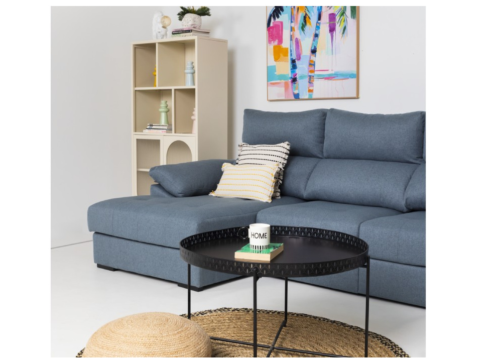 Sofá chaise longue asientos deslizantes ZIP