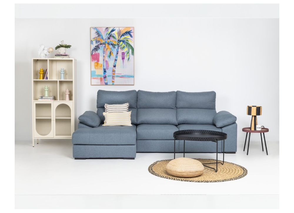 Sofá chaise longue asientos deslizantes ZIP