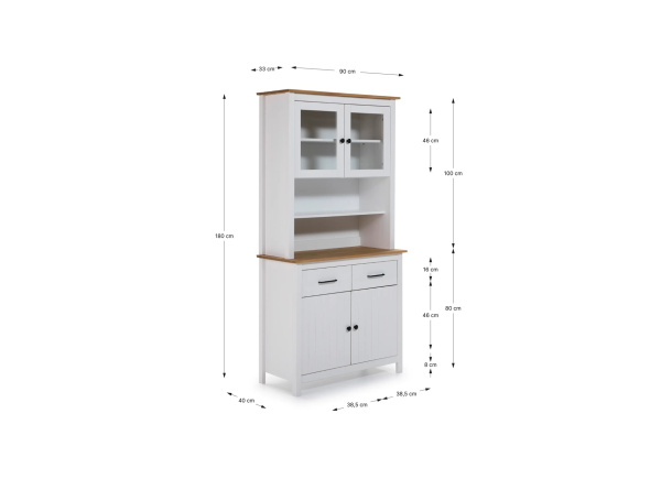 Buffet con armario y cajones RANDA