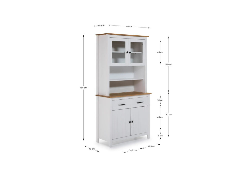 Buffet con armario y cajones RANDA