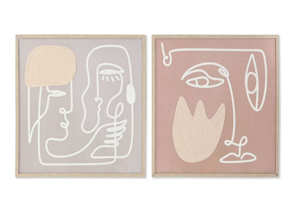 Quadro facial abstrato LENA