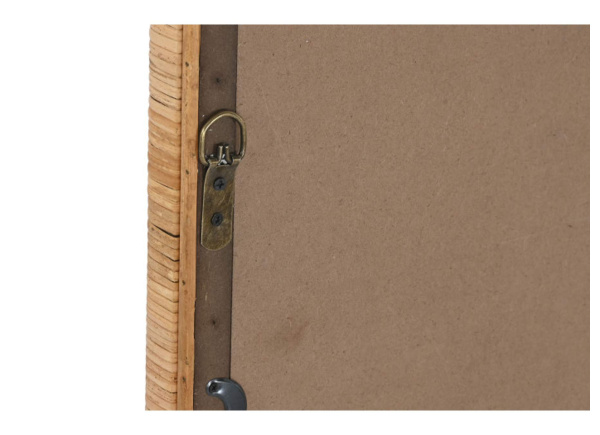 Espejo bordes de ratán DILO