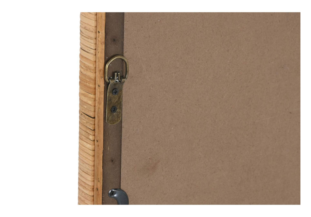 Espejo bordes de ratán DILO