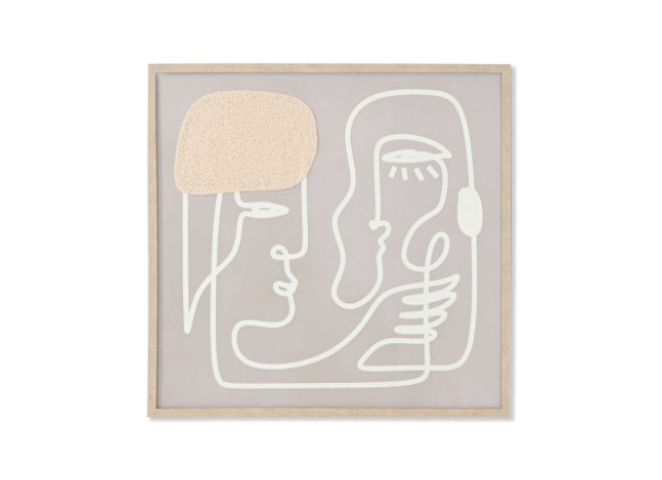 Quadro facial abstrato LENA