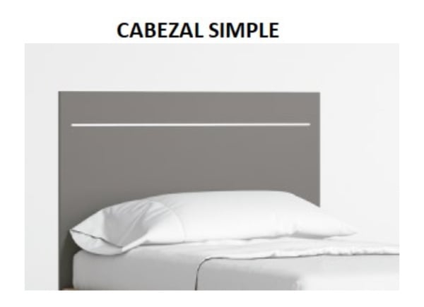 Cabecero recto de 90 ó 105 CLEO Cabecero recto de 90 ó 105 CLEO