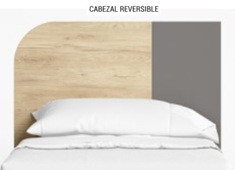 Cabecero reversible de 90 ó 105 CLEO