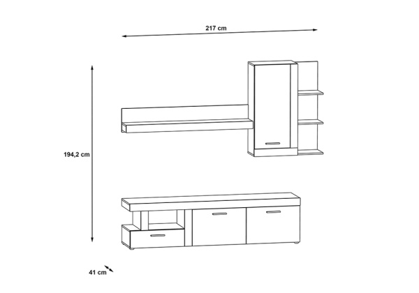 Mueble para salón JULIA
