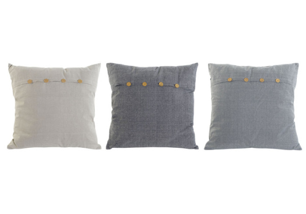 Cojín cuadrado con botones ORIA