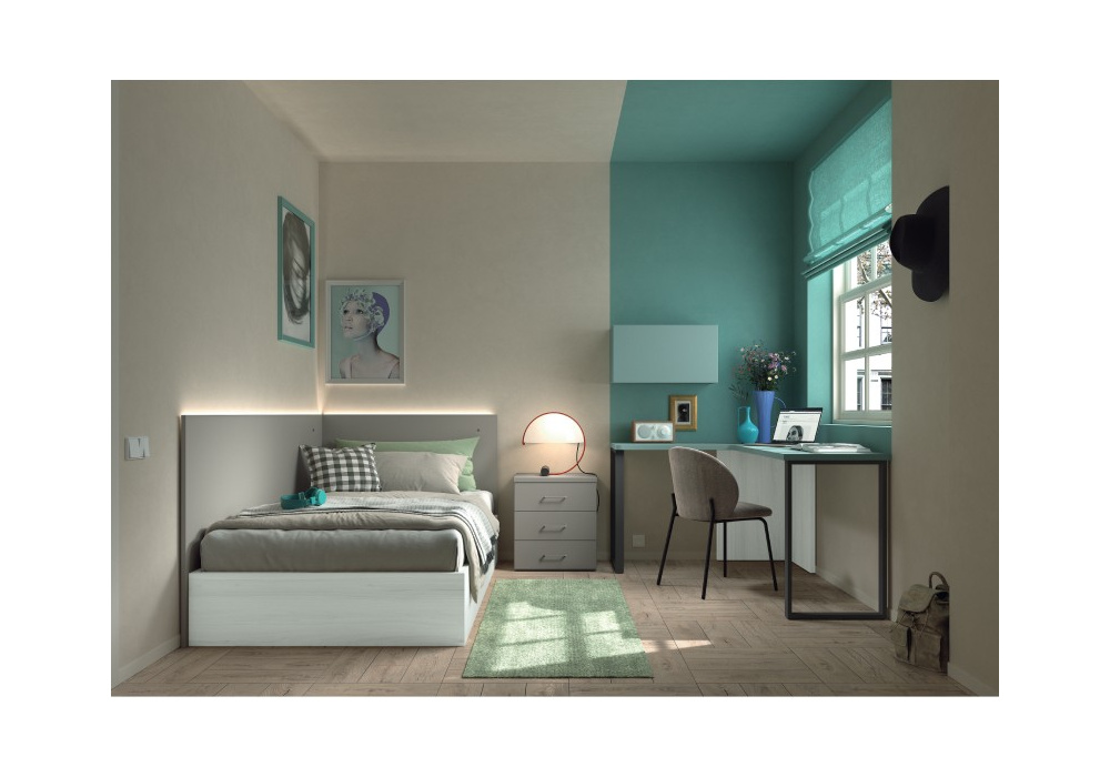 Mesa estudio cajonera 3 cajones corban PLUS