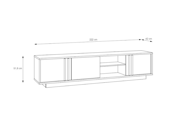 Mesa de televisión SNOW