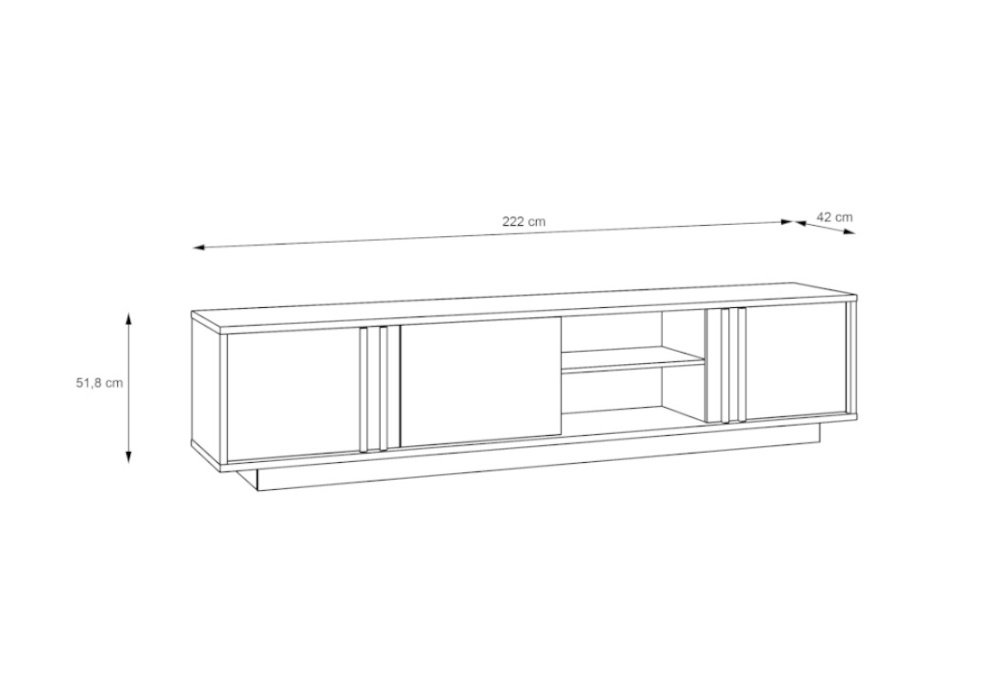 Mesa de televisión SNOW